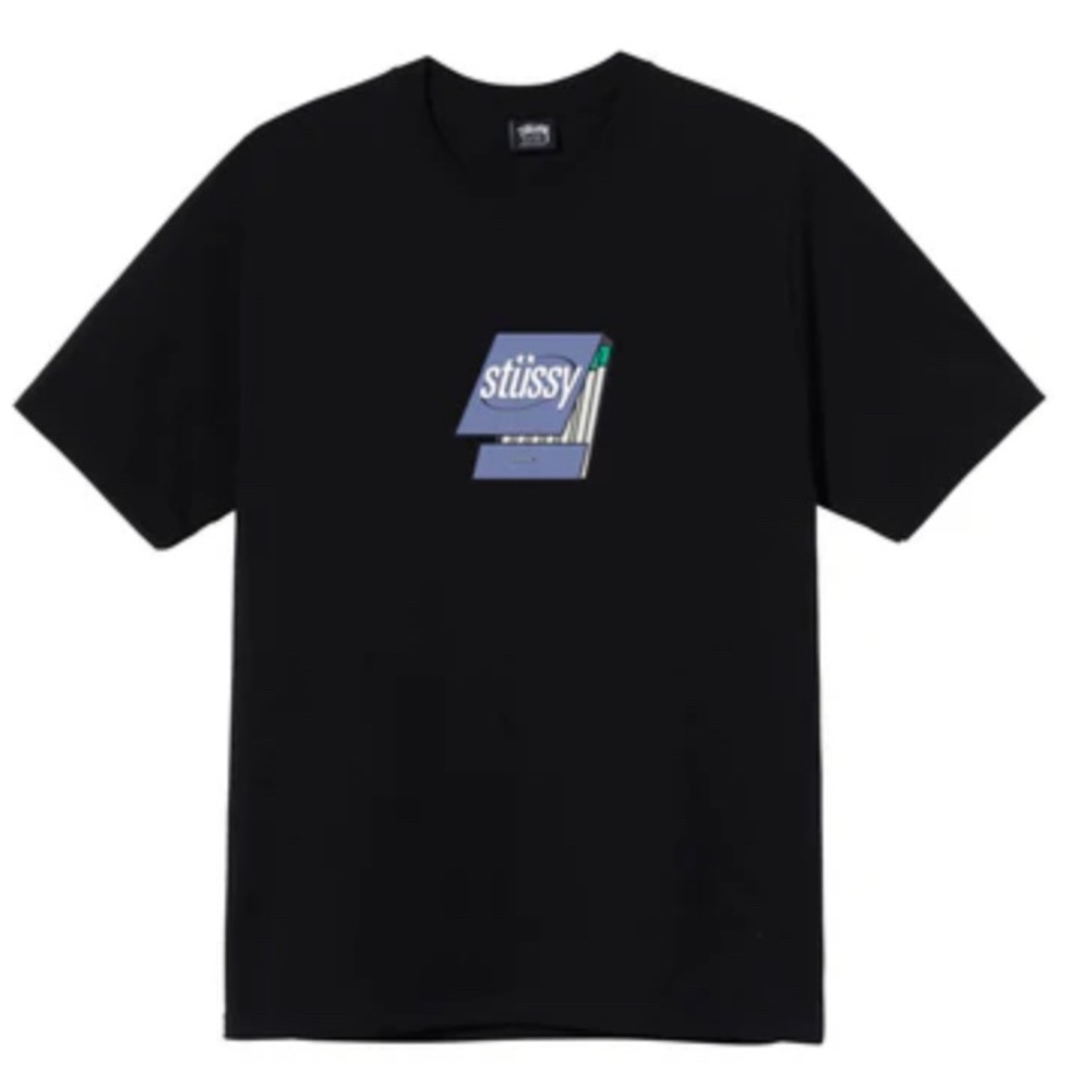 Stussy Black Matchbox Tee Unisex